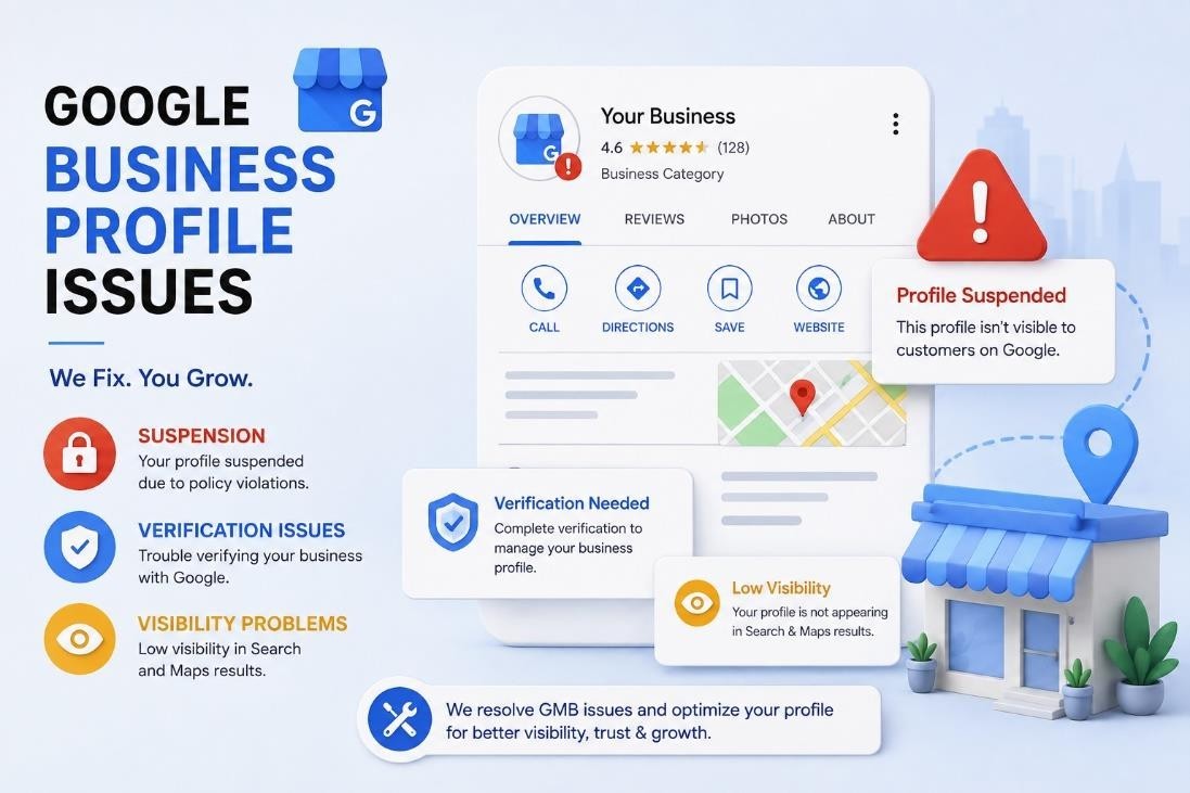 Google Business Profile issues